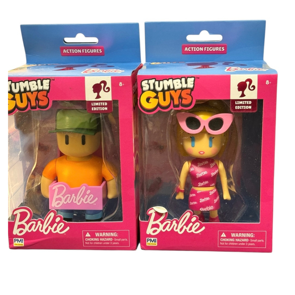 Barbie Other - New Barbie Stumble Guys Action Figures (2), Limited edition